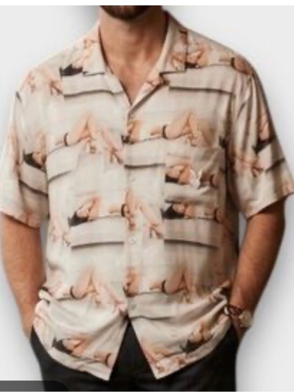 Playboy by Pacsun Sanctuary Camp shirt
